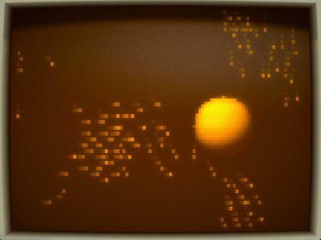 Retro ASCII Boids
